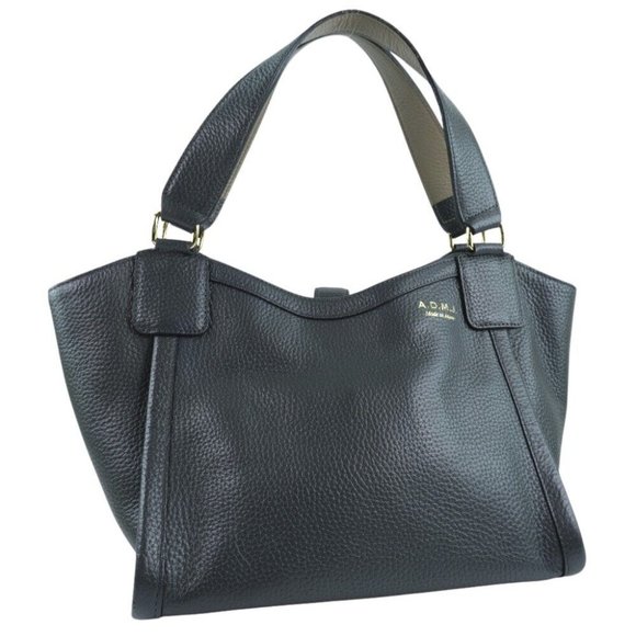ADMJアクセソワ bag Handbag gray leather Women